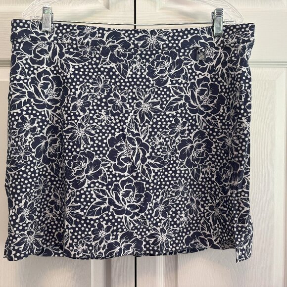 Rafaella Pants - Discount Shipping & Price Drop New, Women's Size X-LG navy blue and white skort.